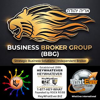 Business Broker Group crest with a gold lion and the line Strategic Business Solutions, Independent Broker